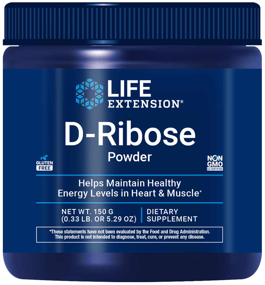 D-Ribose Powder, 150 g | Life Extension