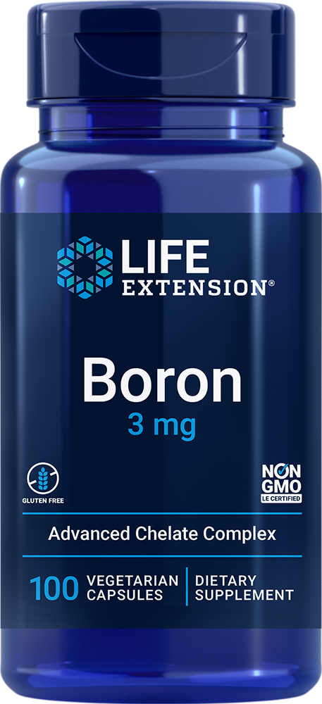 Boron, 3 mg 100 capsules | Life Extension