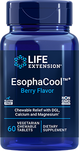 EsophaCool™, 60 vegetarian chewable tablets