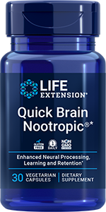 Quick Brain Nootropic®, 30 vegetarian capsules