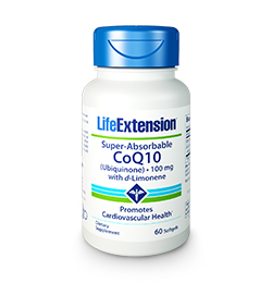 Super-Absorbable Co10 (Ubiquinone) with d-Limonene