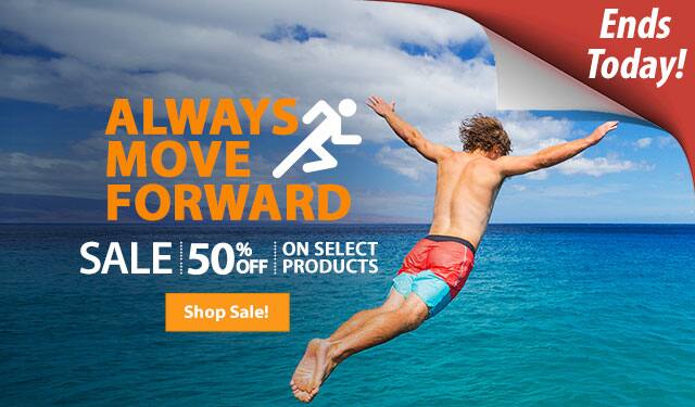 Always Move Forward Sale 50% OFF On Select Products