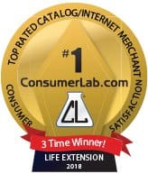 Rated #1 Catalog/Internet Merchant by ConsumerLab.com