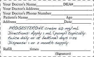 progesterone cream