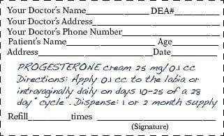 progesterone cream