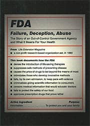 New Book, FDA: Failure, Deception, Abuse