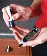 Pricking Finger For Blood Test