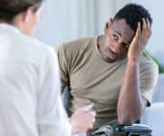 VA, US Veteran in wheelchair