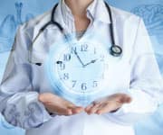 In addition to the central clock in the brain, our individual cells contain a peripheral clock - concept image of peripheral clock