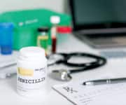 bottle of penicillin