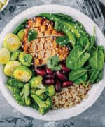 Bowl of healthy food