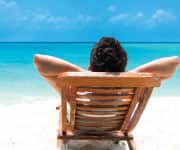 Man sitting in the sun