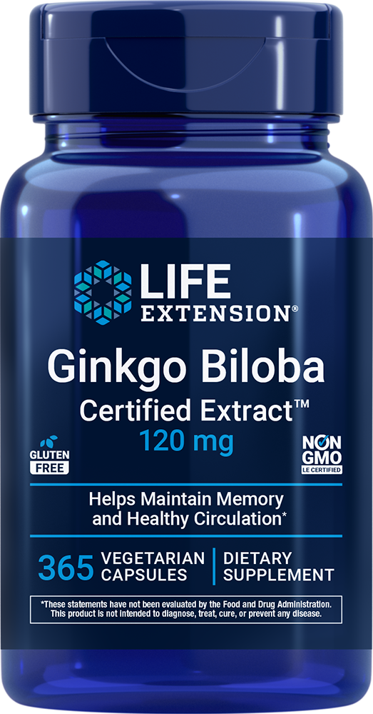 3 oil omega face Extract, 365 Biloba Ginkgo capsules 120 Certified mg