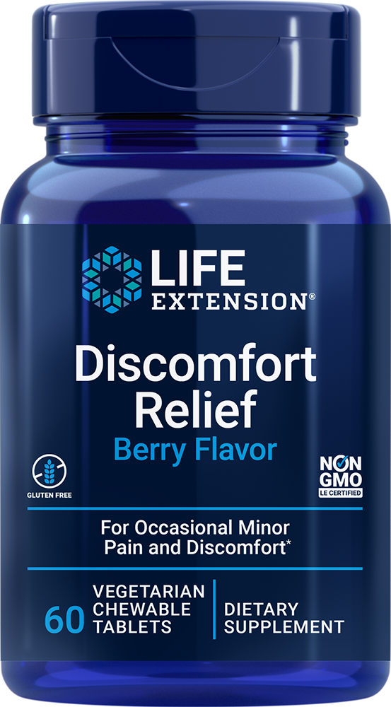 PEA Discomfort Relief, 60 chewable tablets | Life Extension
