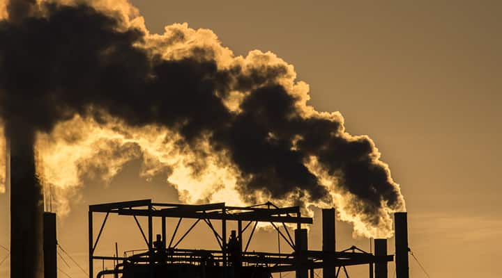 Factory smoke releasing heavy metals leading to the need of a detox