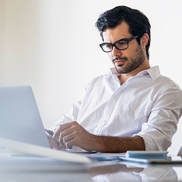 man reading the latest Health News