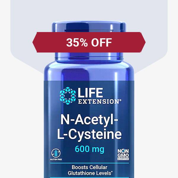 34 percent off Life Extension NAC
