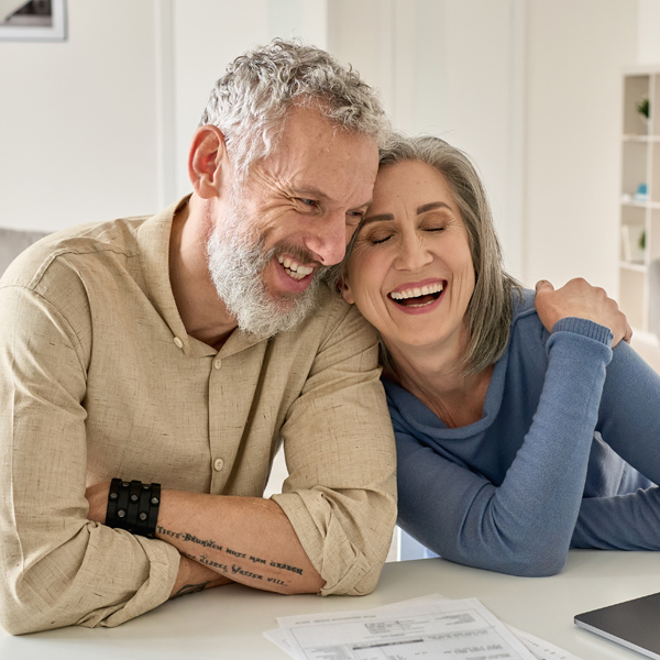healthy older couple