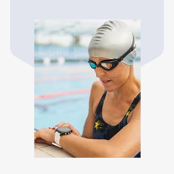 women in the swimming pool