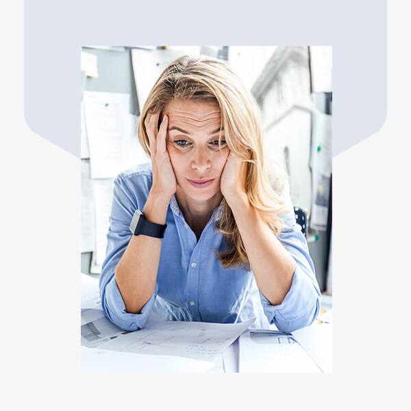 stressed woman