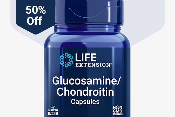 Save 50 percent off Glucosamine/Chondroitin Capsules