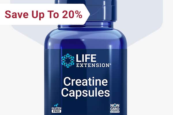 Save up to 20% off on Creatine Capsules