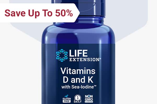 Save up to 50% on Vitamins D and K with Sea-Iodine