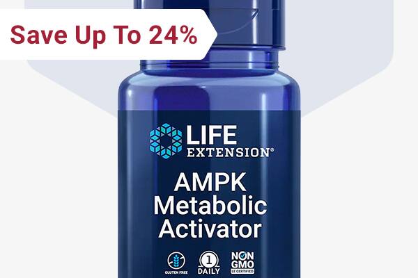 Save up to 25 percent Off on AMPK Metabolic Activator.