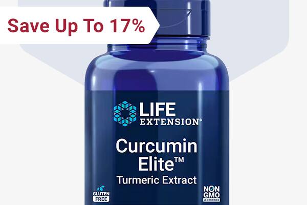 Save up to 17% on Curcumin Elite Turmeric Extract