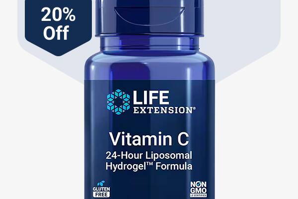  20% off Vitamin C 24-Hour Liposomal Hydrogel Formula