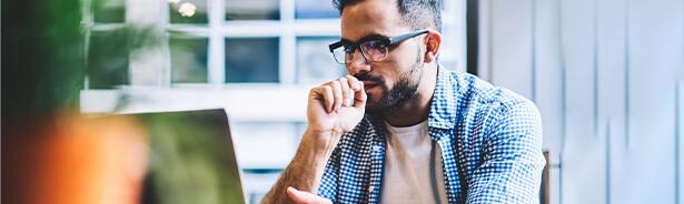 Middle-aged man contemplates his options after learning his PSA