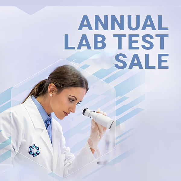 annual lab test sale