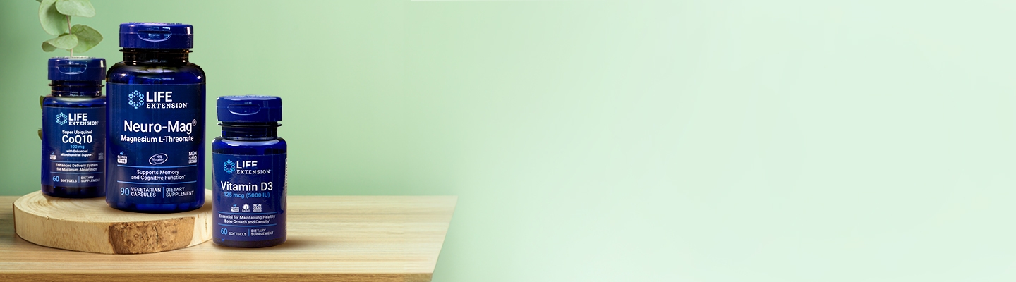 group of life extension's best selling products