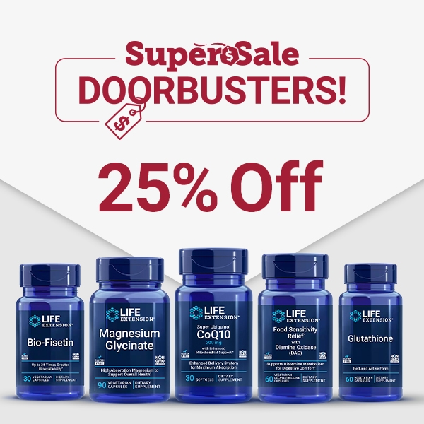 Super Sale Doorbusters! 25% off.