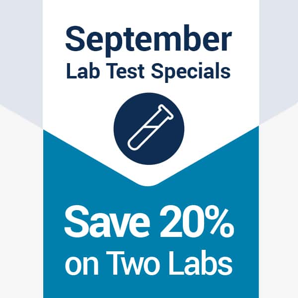 September Lab Test Specials