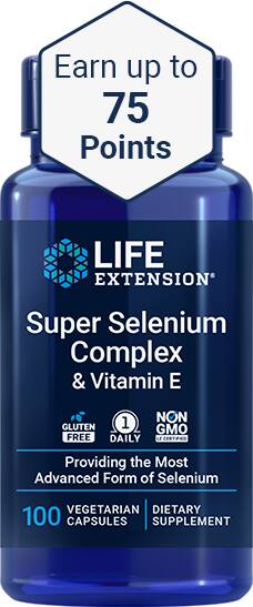 Earn up to 75 points on Super Selenium Complex & Vitamin E