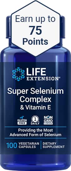 Earn up to 75 points on Super Selenium Complex & Vitamin E