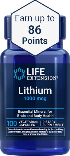 Earn up to 86 points on Lithium