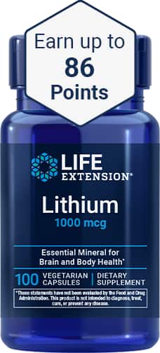 Earn up to 86 points on Lithium