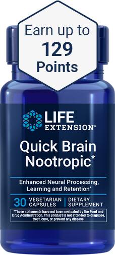 Earn up to 129 points on Quick Brain Nootropic