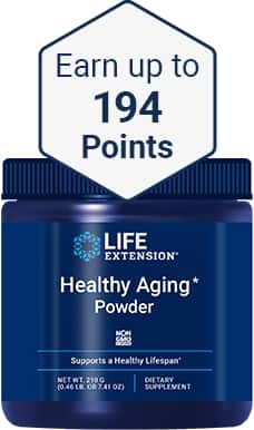Earn up to 194 points on Healthy Aging Powder