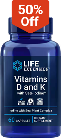 50% off Vitamins D and K with Sea-Iodine