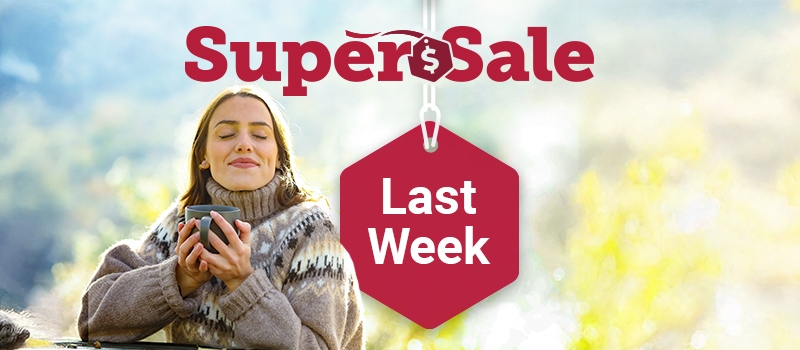 Super Sale. Last week.