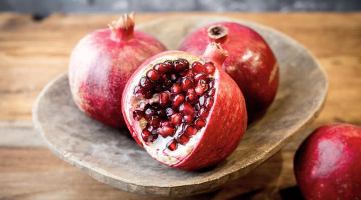 Pomegranate is a fruit with body wide health benefits.