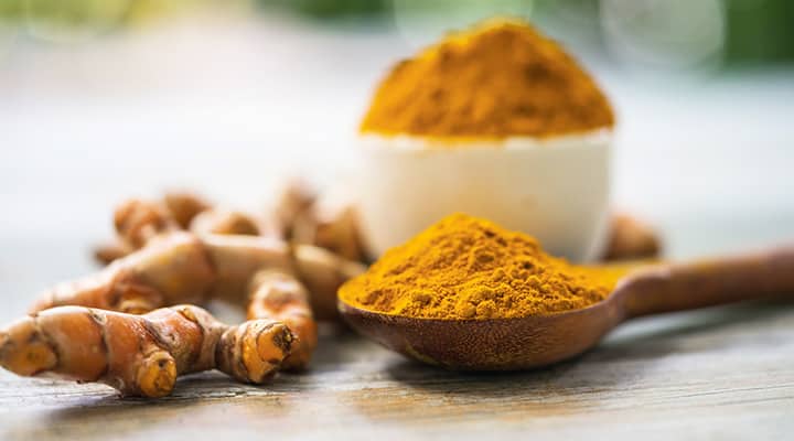 Turmeric, a plant in the ginger family, is used in
traditional Chinese and Indian medicine for joint pain and inflammation