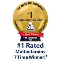 #1 Rated Multivitamins 7-time Winner!
