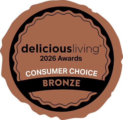 Delicious Living Bonze Award Winner 2026