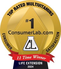 #1 Rated Multivitamin 11 Time Winner