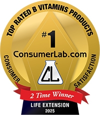 #1 Rated B Vitamin Products 2 time winner