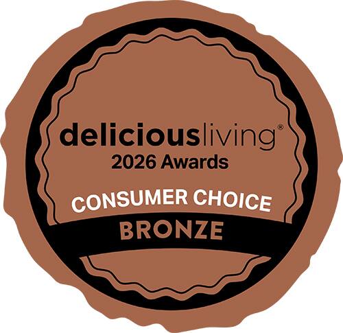 Thumbnail 4 of 5: Delicious Living Bonze Award Winner 2026